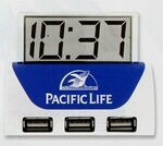 Custom Imprinted, Etched, Engraved, Laser Eco Friendly Promotional Digital Clocks